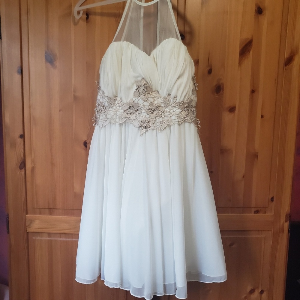 Creamy White Party Dress